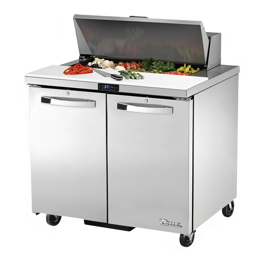 True TSSU-36-08-HC~SPEC3 36" Spec Series® Sandwich/Salad Prep Table w/ Refrigerated Base, 115v
