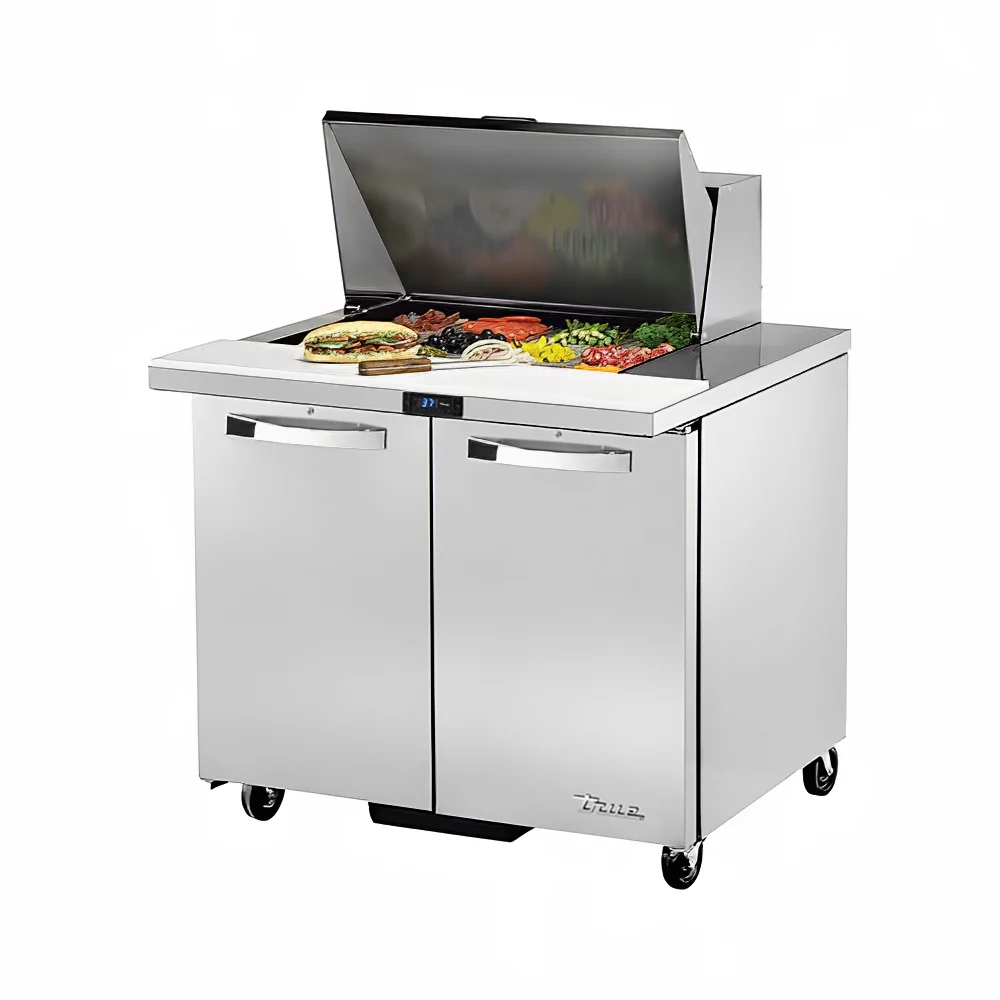 True TSSU-36-12M-B-HC~SPEC3 38" Spec Series® Mega Top Sandwich/Salad Prep Table w/ Refrigerated Base, 115v