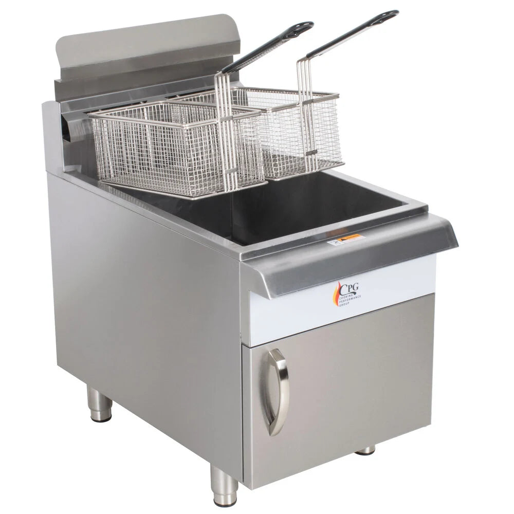 CPG FCPG30 (LP) Liquid Propane 30 lb. Countertop Fryer - 53,000 BTU