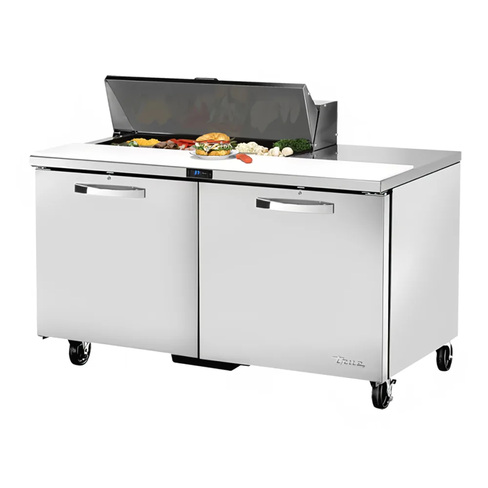 True TSSU-60-10-HC~SPEC3 60" Spec Series® Sandwich/Salad Prep Table w/ Refrigerated Base, 115v