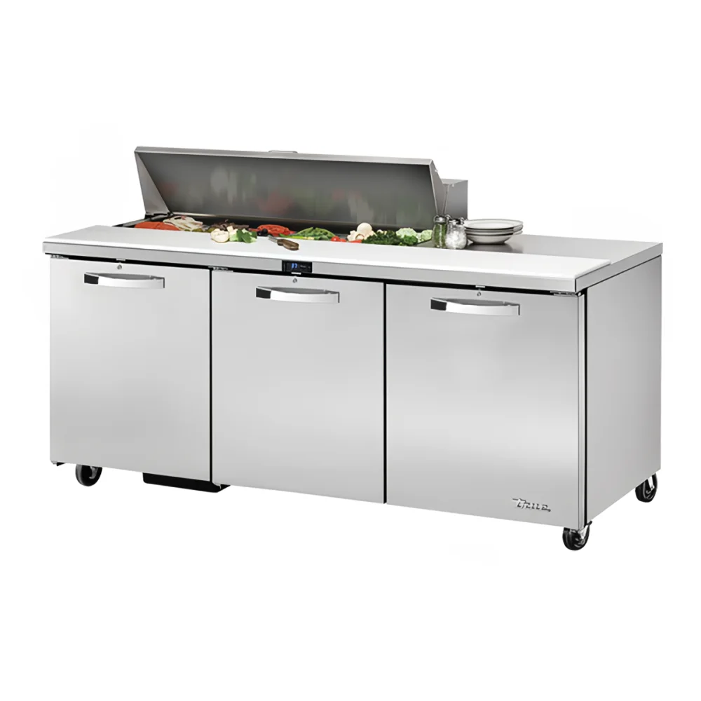 True TSSU-72-12-HC~SPEC3 72" Spec Series® Sandwich/Salad Prep Table w/ Refrigerated Base, 115v