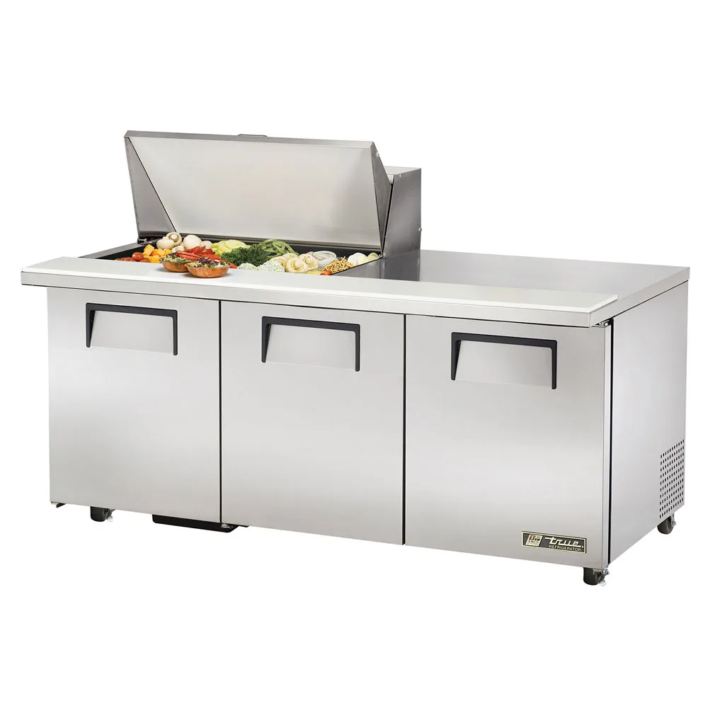True TSSU-72-15M-B-HC ADA 72" TSSU Series Mega Top Sandwich/Salad Prep Table w/ Refrigerated Base, 115v
