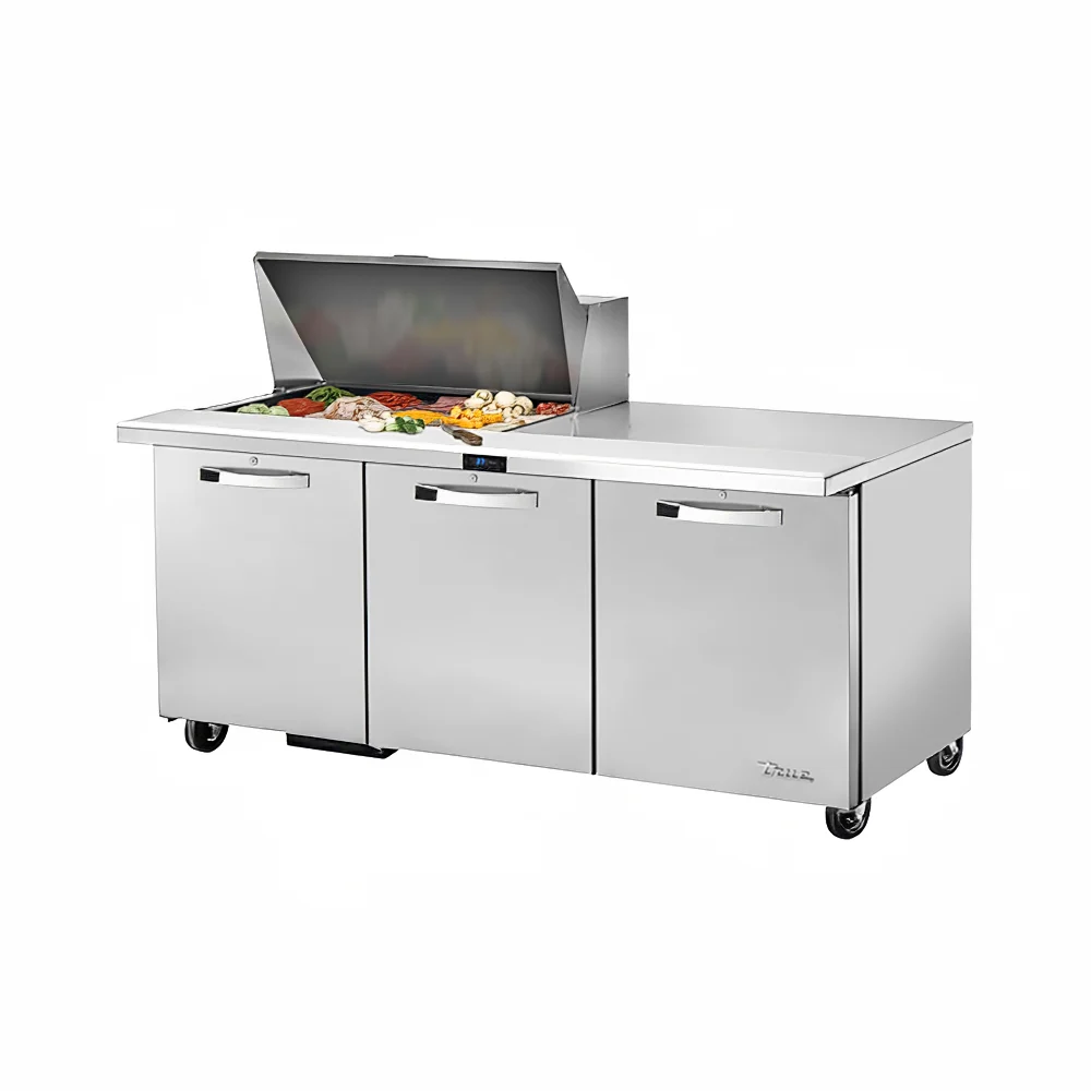 True TSSU-72-15M-B-HC~SPEC3 72" Spec Series® Mega Top Sandwich/Salad Prep Table w/ Refrigerated Base, 115v
