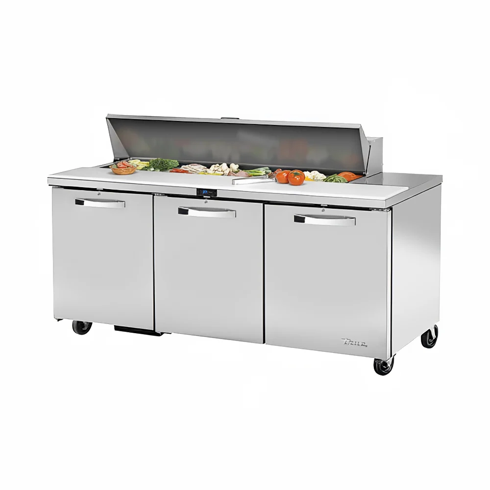 True TSSU-72-16-HC~SPEC3 72" Spec Series® Sandwich/Salad Prep Table w/ Refrigerated Base, 115v