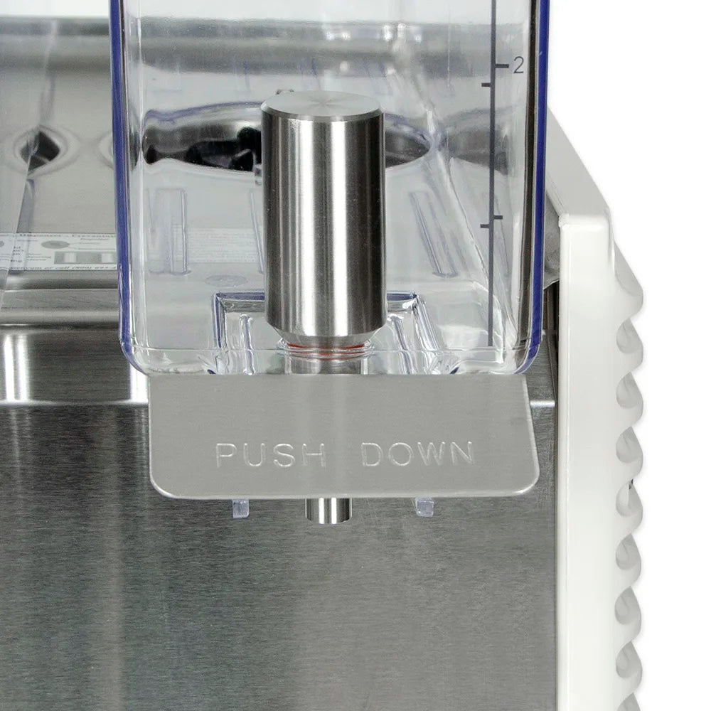Crathco E29-4 11 1/4" MiniTwin PreMix Cold Beverage Dispenser w/ (2) 2 2/5 gal Bowls, 115v