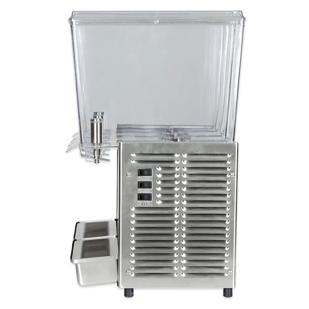 Crathco E49-3 Refrigerated Drink Dispenser w/ (4) 2 2/5 gal Bowls, Pre Mix, 115v