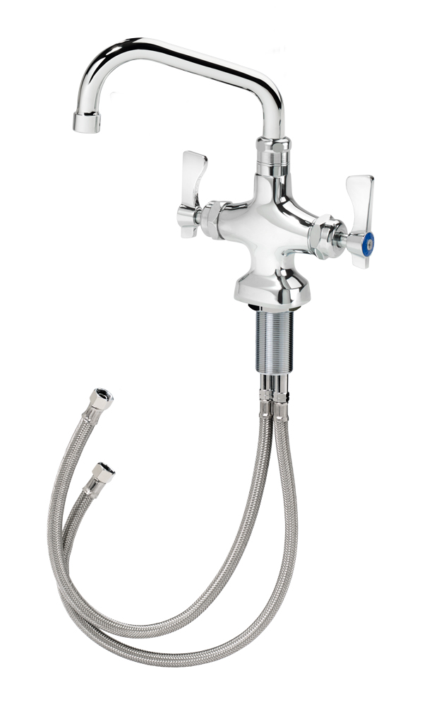 Krowne 16-306L Deck Mount Double Pantry Faucet - 6" Spout, Single Hole