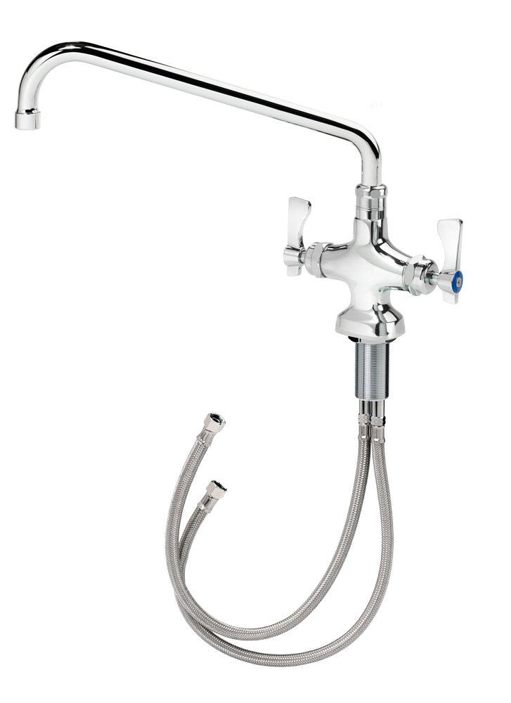 Krowne 16-312L Deck Mount Pantry Faucet w/ 12" Swing Nozzle