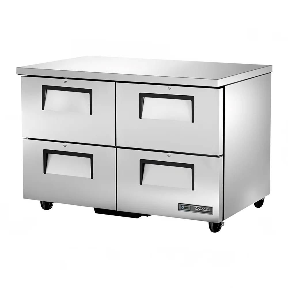 True TUC-48D-4-HC ADA 48" W Undercounter Refrigerator w/ (2) Sections & (4) Drawers, 115v