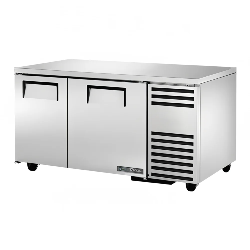True TUC-60-32-HC 60" W Undercounter Refrigerator w/ (2) Sections & (2) Doors, 115v