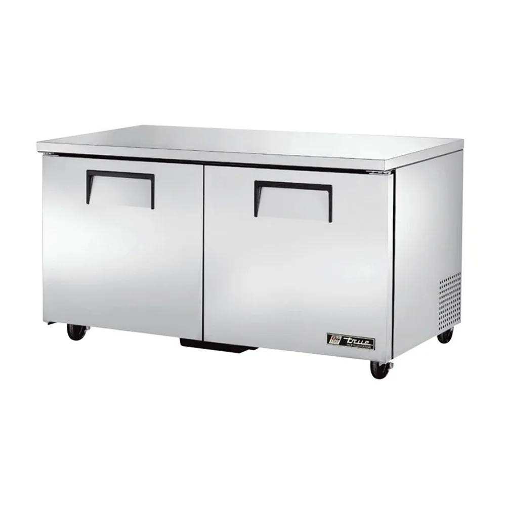 True TUC-60-HC 60" W Undercounter Refrigerator w/ (2) Sections & (2) Doors, 115v