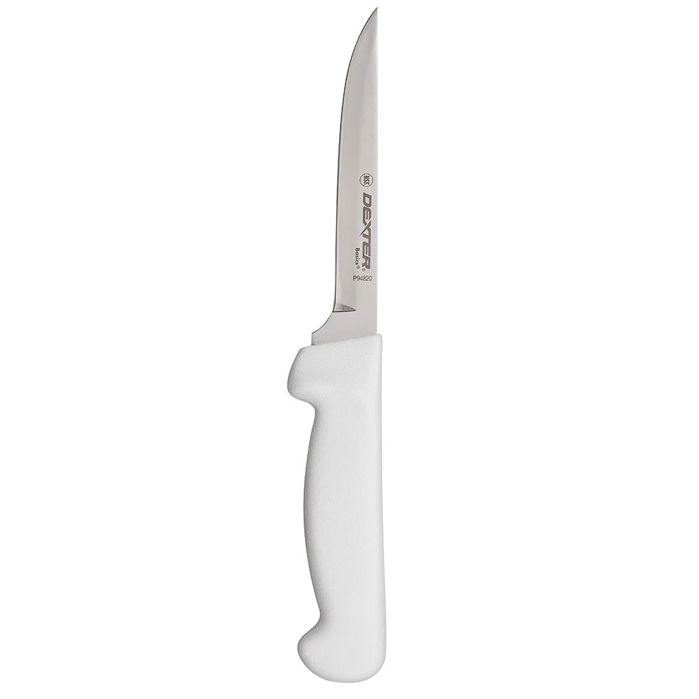 Dexter Russell P94820 5" Boning Knife w/ Polypropylene White Handle, Carbon Steel
