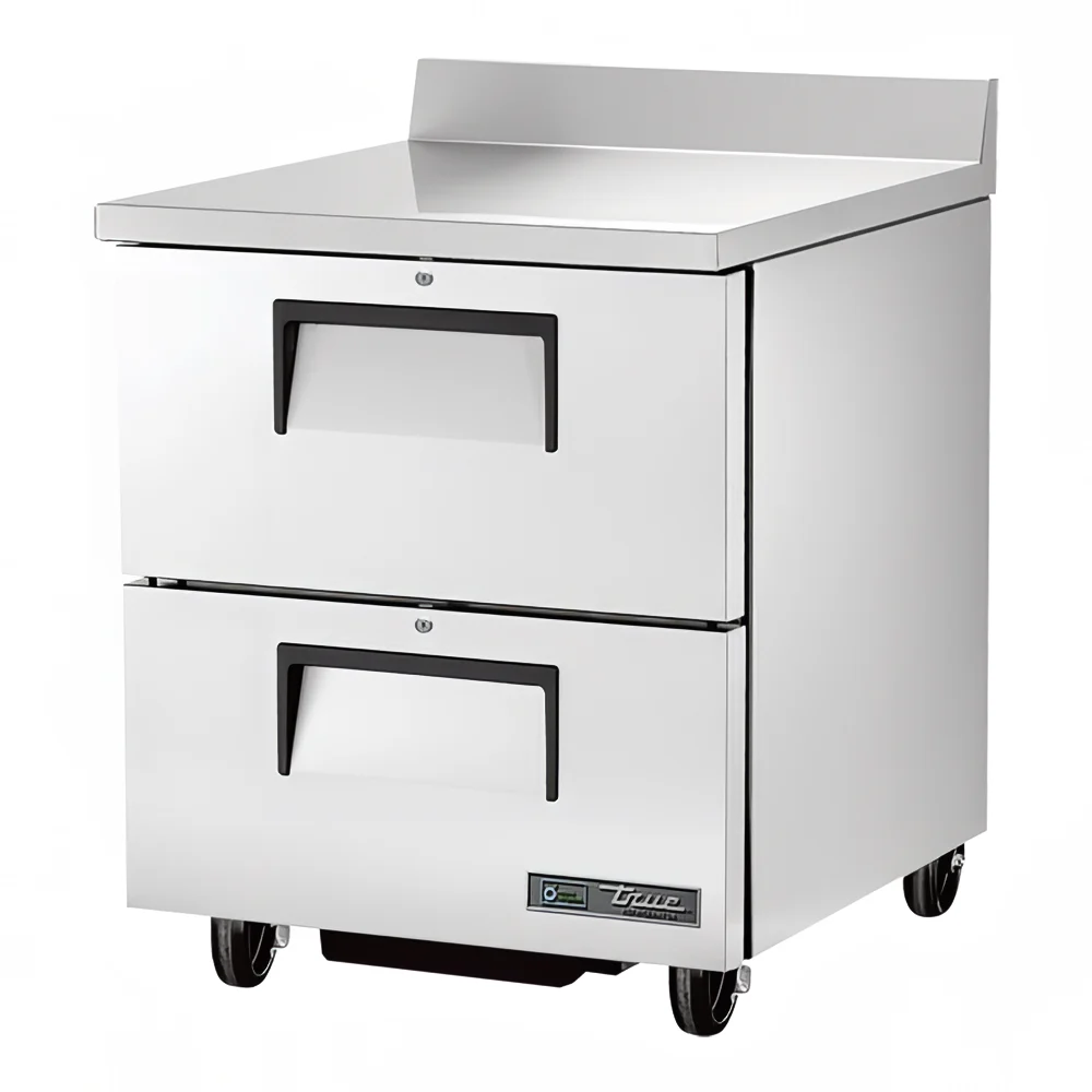 True TWT-27D-2-HC ADA 28" Worktop Refrigerator w/ (1) Section & (2) Drawers, 115v