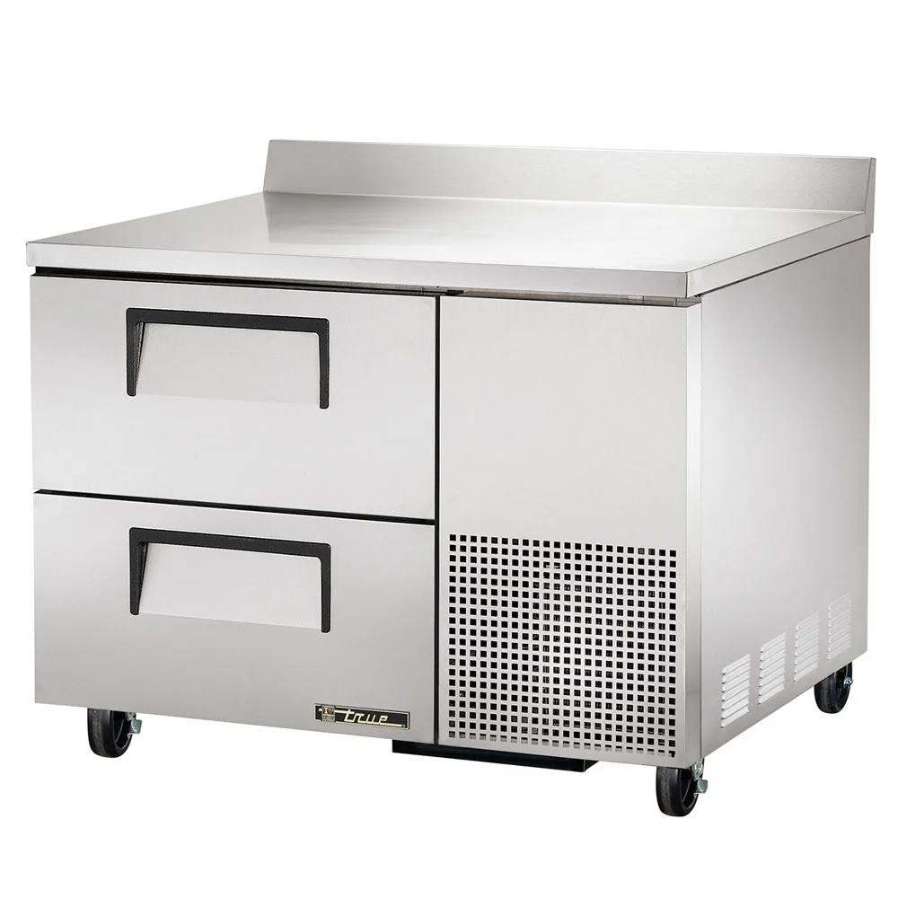 True TWT-44D-2-HC 45" Worktop Refrigerator w/ (1) Section & (2) Drawers, 115v