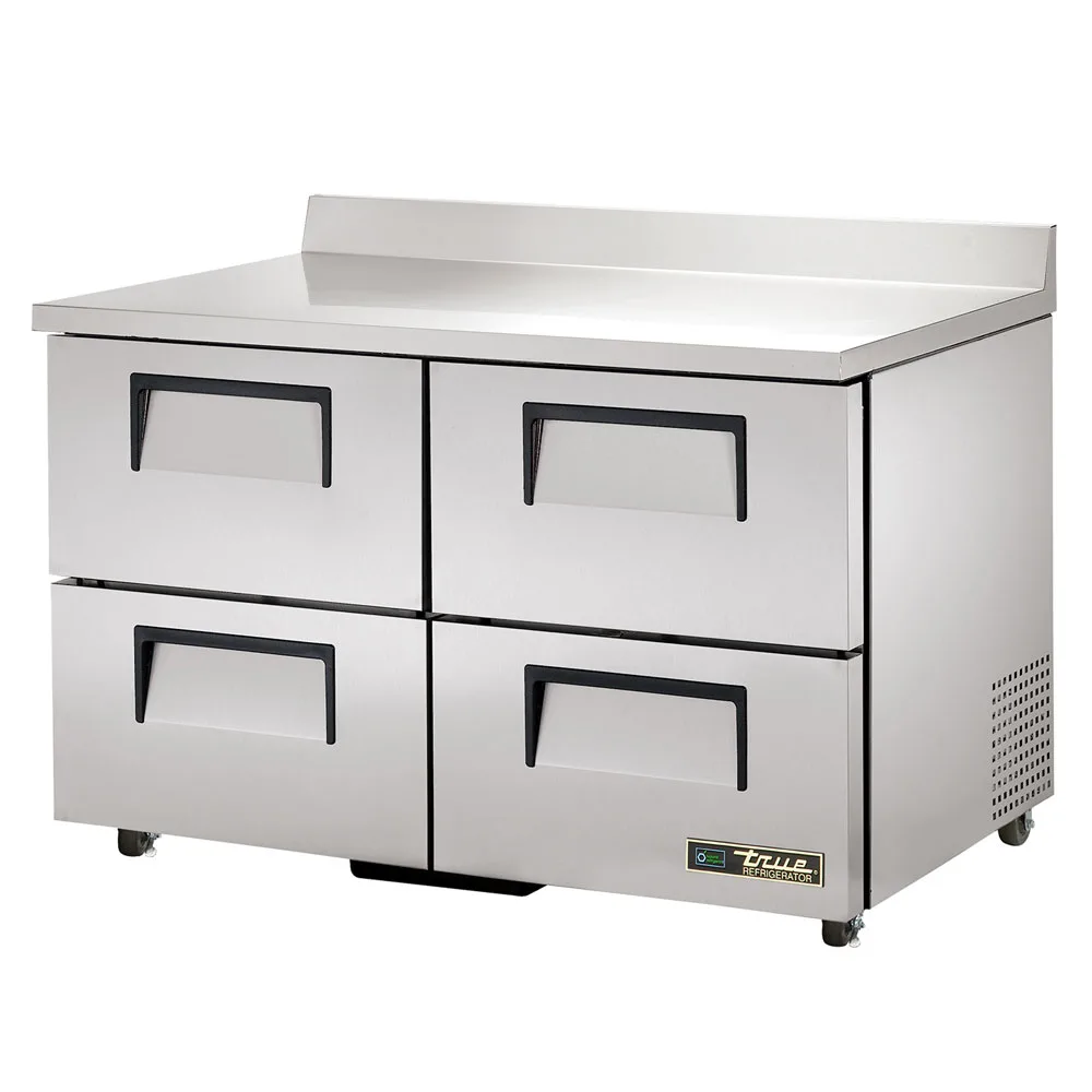 True TWT-48D-4-HC ADA 48" Worktop Refrigerator w/ (2) Sections & (4) Drawers, 115v