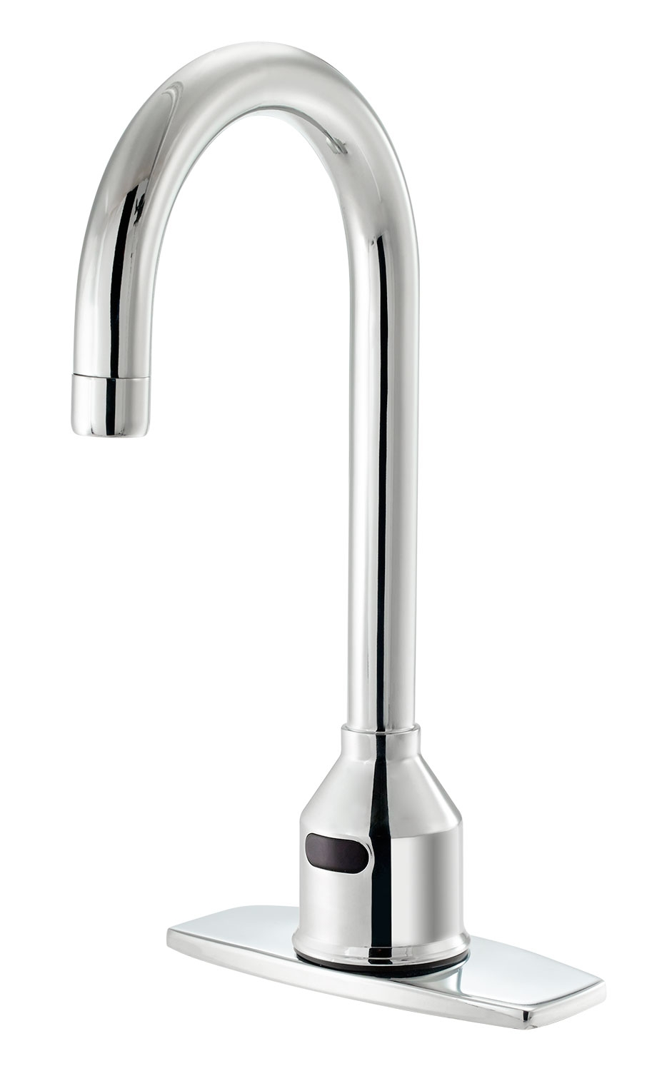 Krowne 16-650P Deck Mount Electronic Faucet - Single Hole, Gooseneck Spout, Battery Operated