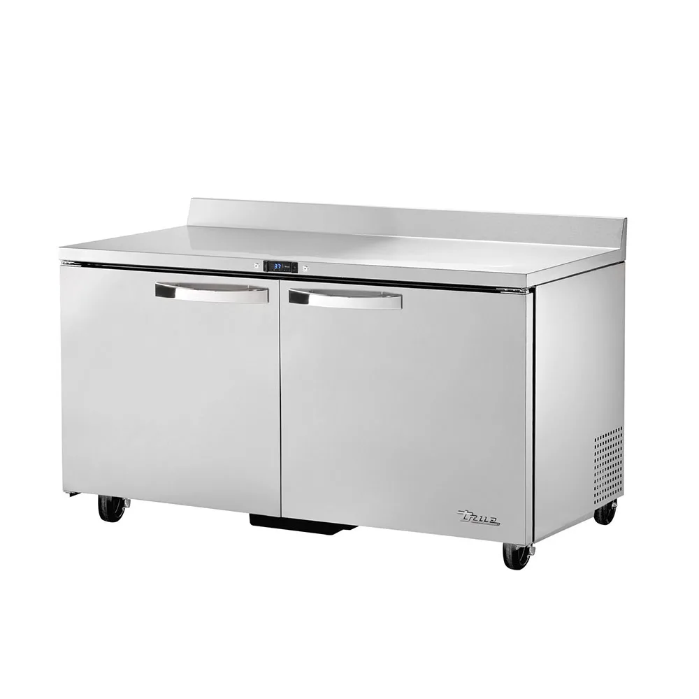 True TWT-60-HC~SPEC3 60" Worktop Refrigerator w/ (2) Sections & (2) Doors, 115v