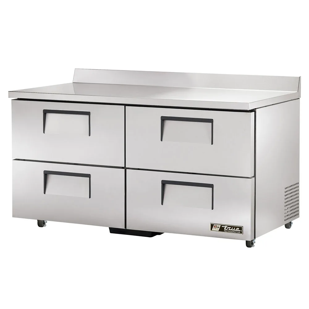 True TWT-60D-4-HC ADA 60" Worktop Refrigerator w/ (2) Sections & (4) Drawers, 115v