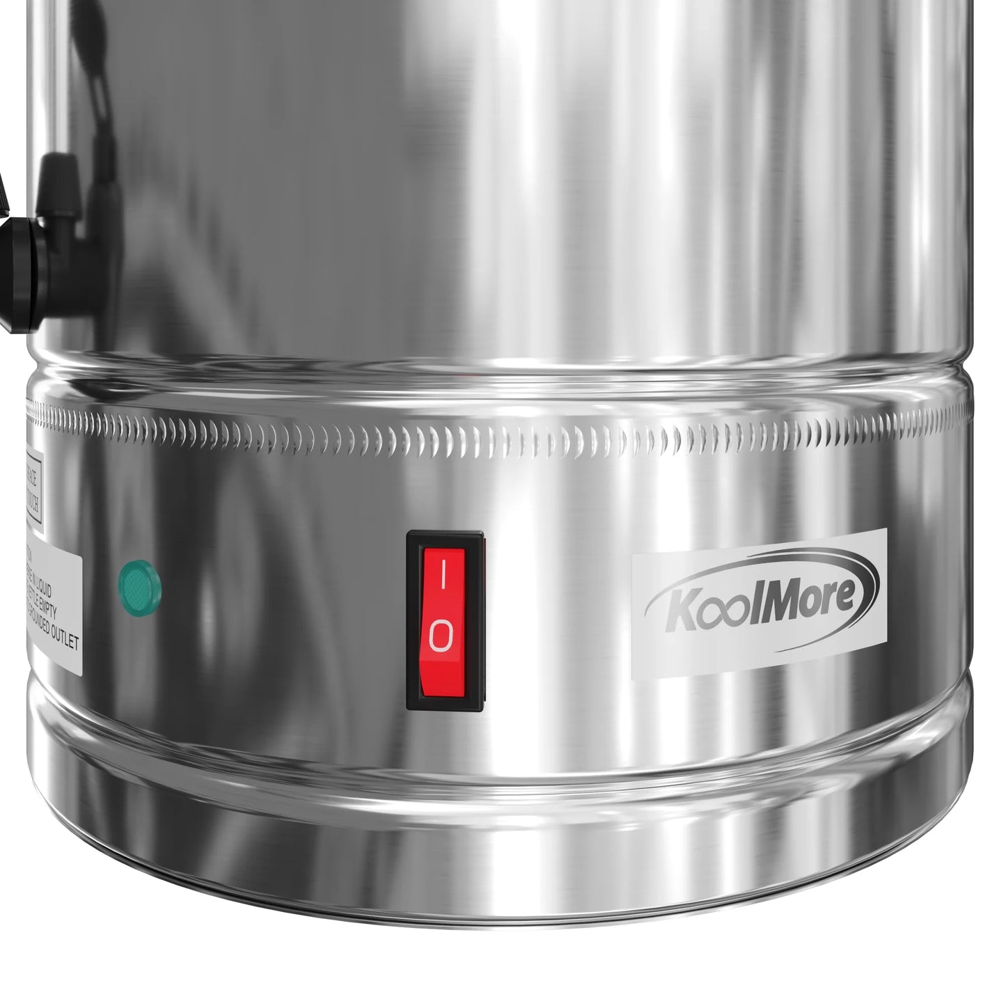 Koolmore KM-CCP100 Electric 100 Cup Commercial Coffee Percolator In Stainless Steel