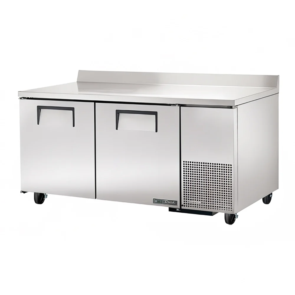 True TWT-67F-HC 67" W Worktop Freezer w/ (2) Sections & (2) Doors, 115v