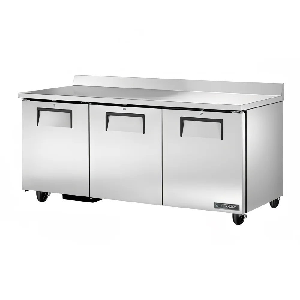 True TWT-72-HC ADA 72" Worktop Refrigerator w/ (3) Sections, 115v