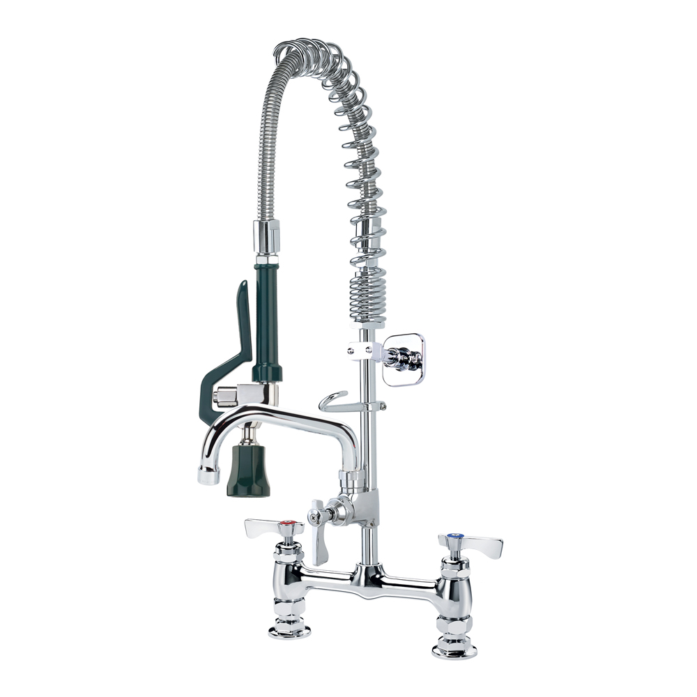 Krowne 18-606L 24 7/8"H Deck Mount Pre Rinse Faucet - 1.2 GPM, Base with Nozzle
