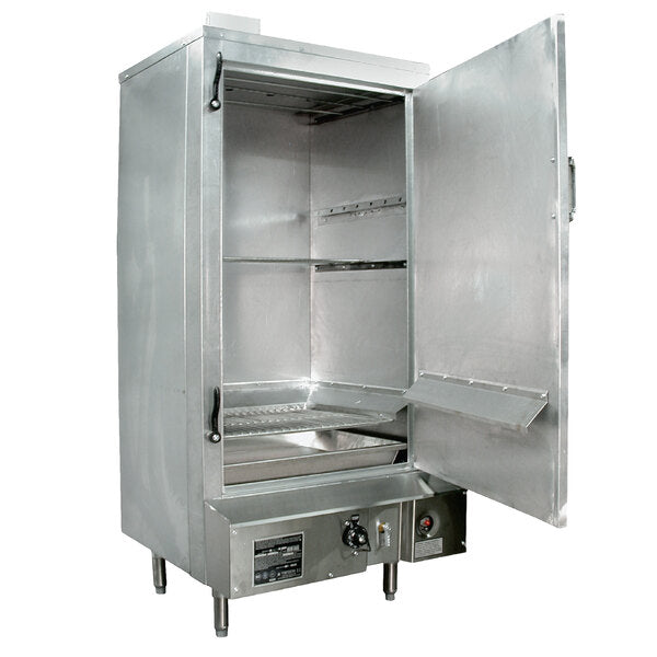 TOWN Smokehouse SM-30-R-SS Liquid Propane 30" Stainless Steel  with Right Door Hinges 60,000 BTU