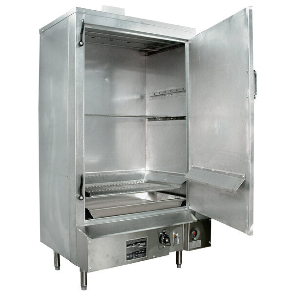 TOWN Smokehouse SM-36-R-SS Liquid Propane 36" Stainless Steel  with Right Door Hinges 75,000 BTU