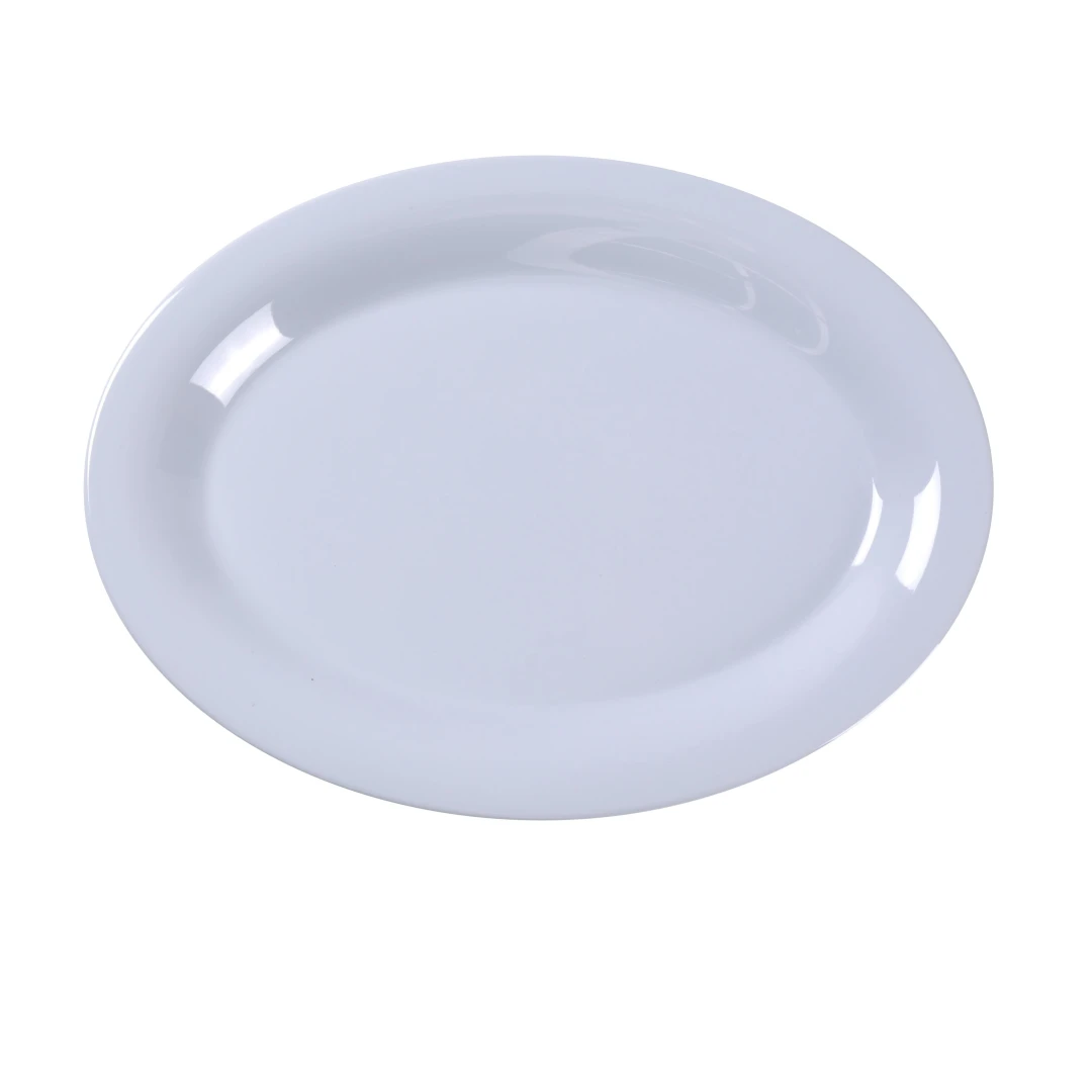 Yanco MS-209WT Milestone Platter 9-1/2"L X 7-1/4"W Oval