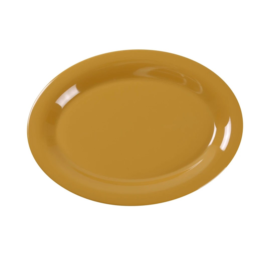Yanco MS-209YL Milestone Platter 9-1/2"L X 7-1/4"W Oval