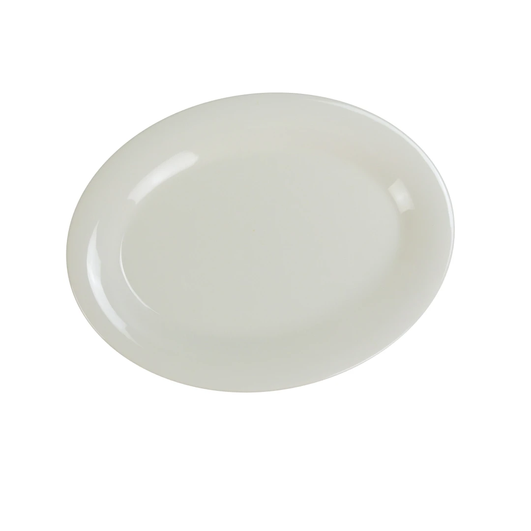 Yanco MS-213IV Milestone Platter 13-1/2"L X 10-1/2"W Oval