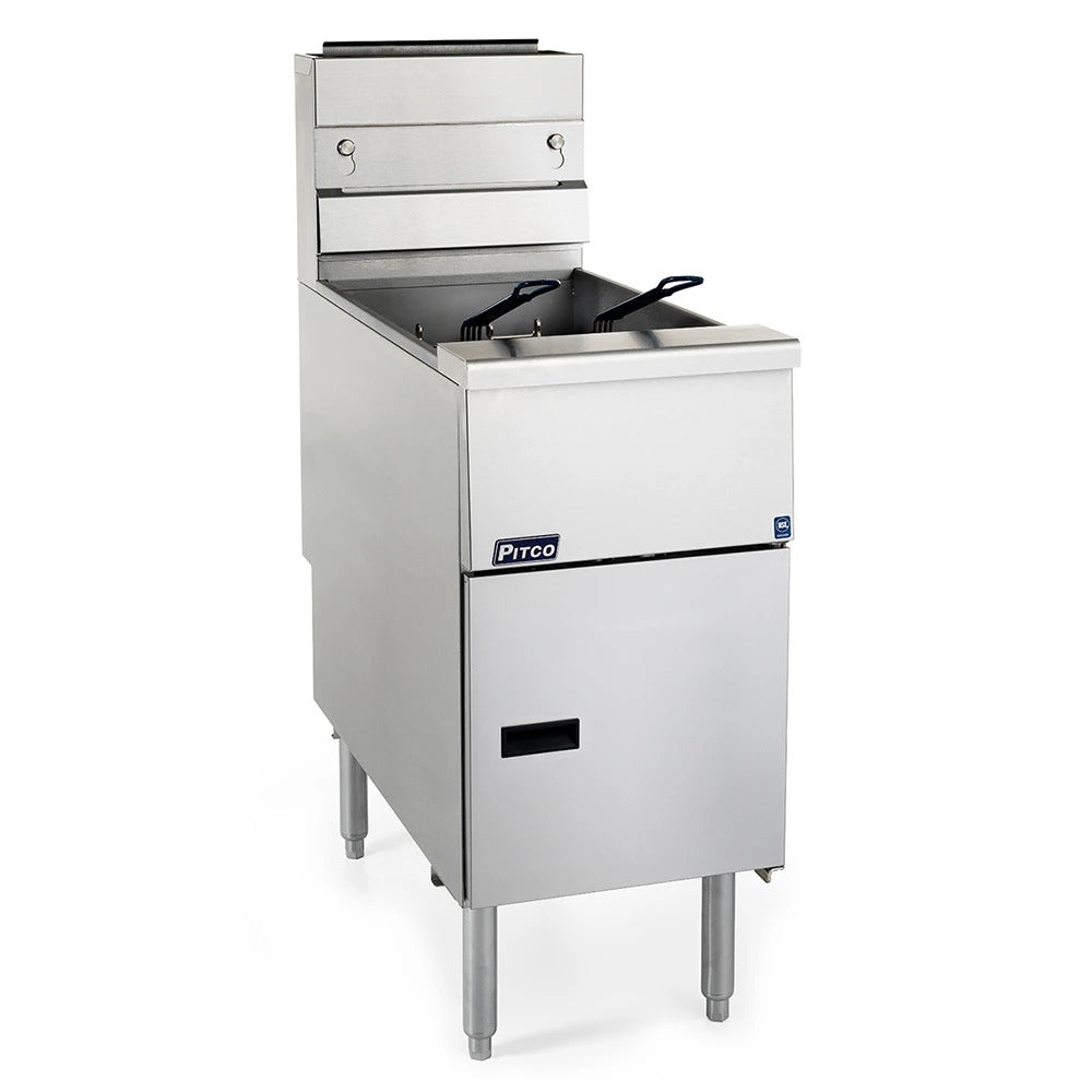 Pitco Fryer SG14-S (LP) Liquid Propane 50 lb. Stainless Steel 110,000 BTU
