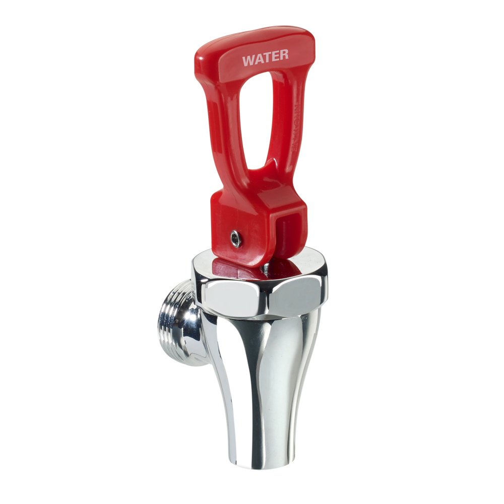 Krowne 19-303 Coffee Urn Facuets Red for Hot Water
