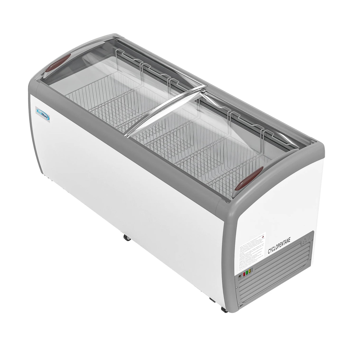 Koolmore MCF-20C 40 In. Commercial Display Ice Cream Freezer - 20 Cu Ft.