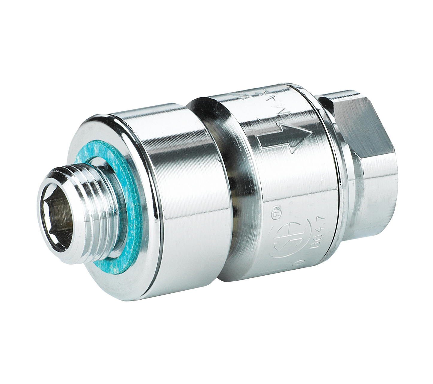 Krowne 21-109L Low Lead In-Line Vacuum Breaker, Prevents Back Siphonage/Backflow