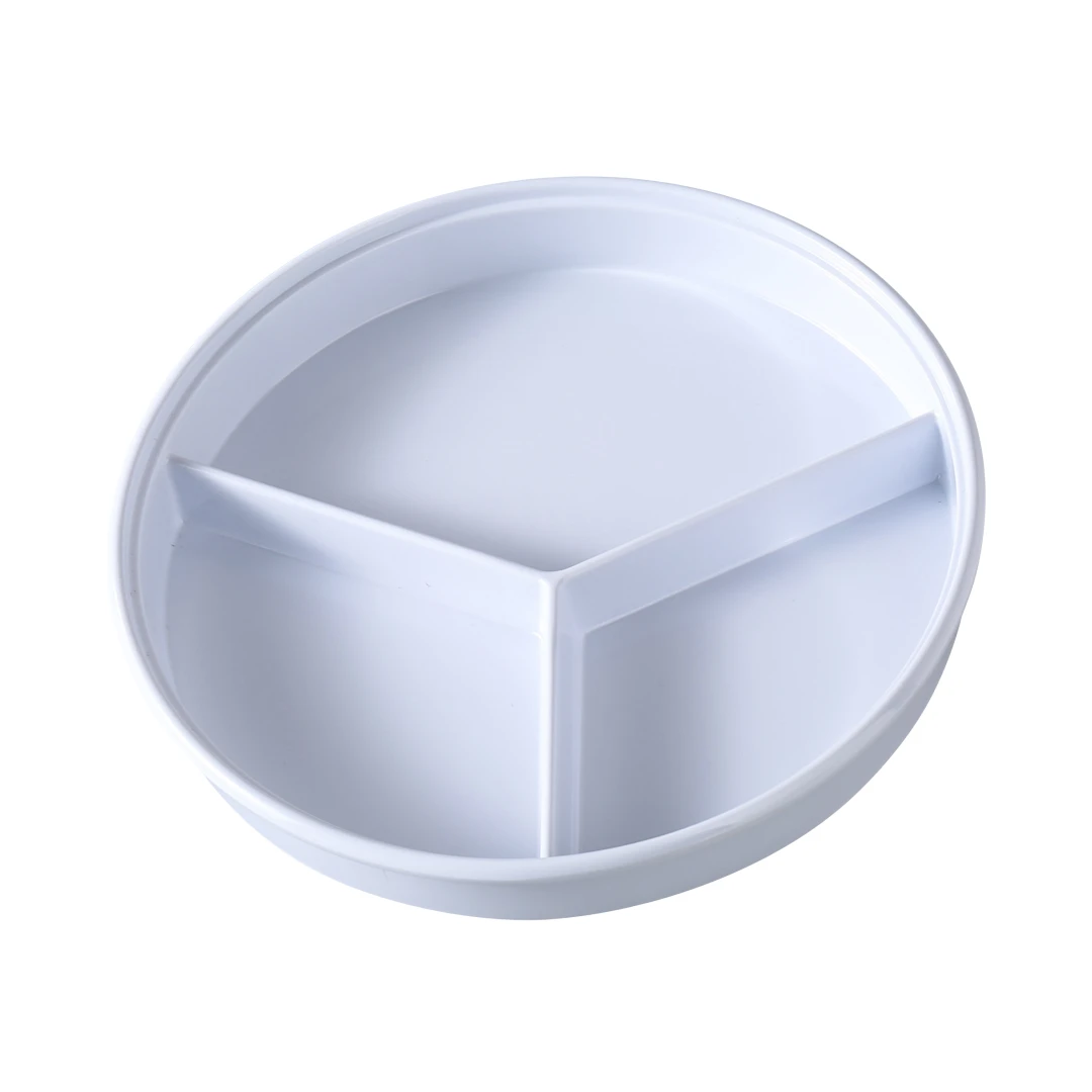 Yanco NS-608-1W Nessico Divided Server 8-1/4" Dia. 3-compartments