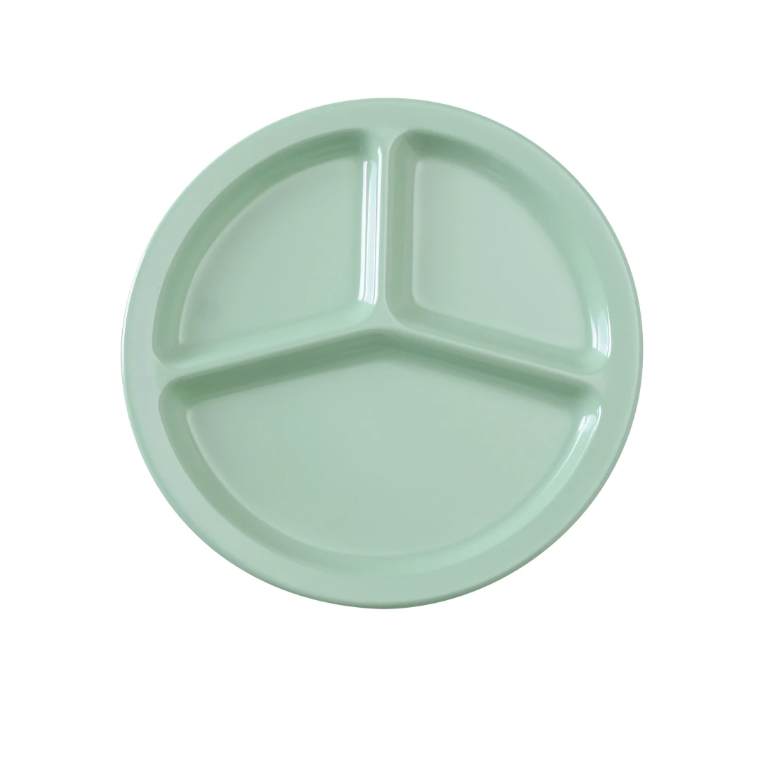 Yanco NS-702G Nessico Compartment Plate 10" Dia. 3-compartments