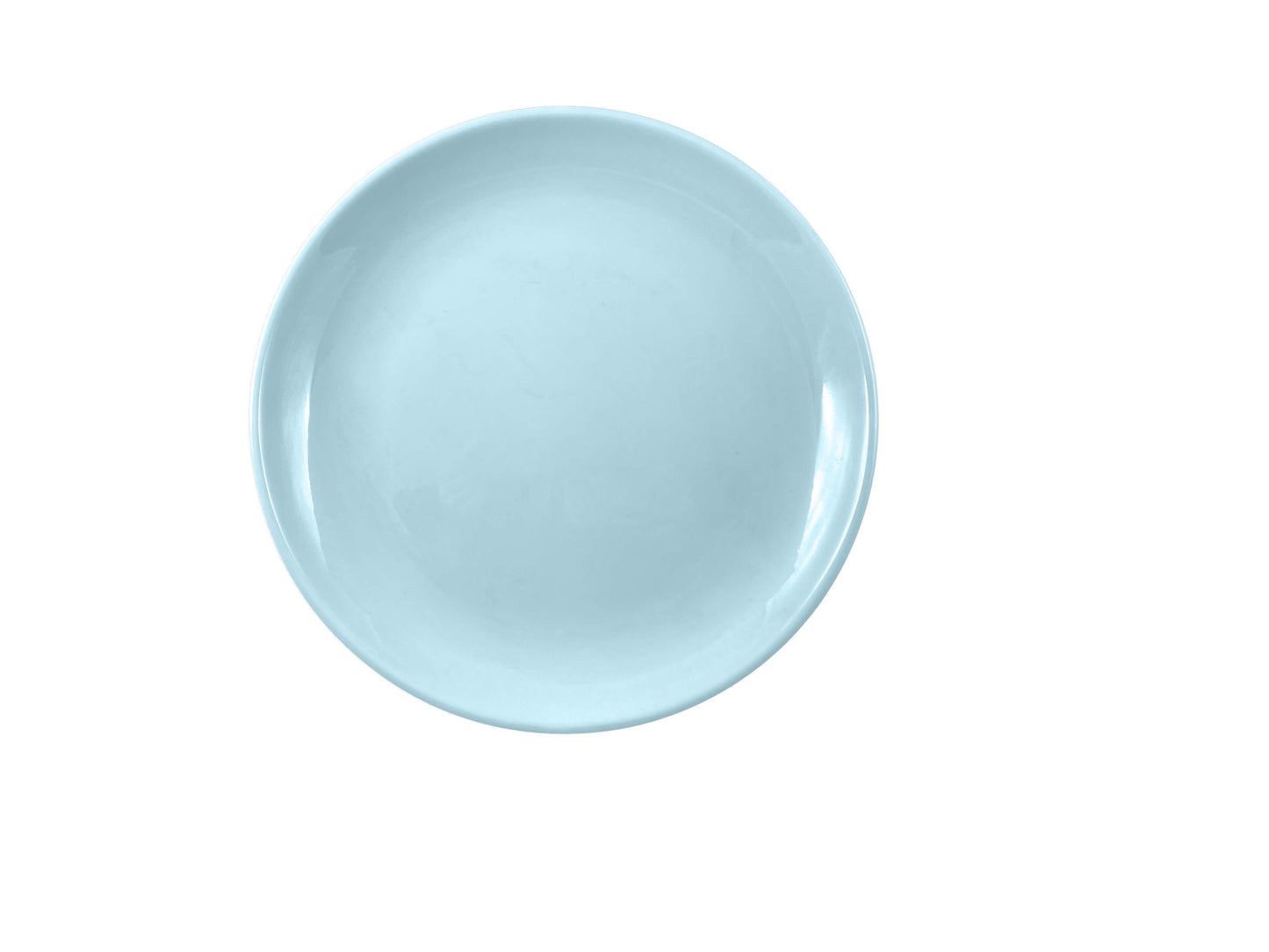 Thunder Group 1914 Blue Jade 13 3/4" Round Melamine Plate - 12/Case