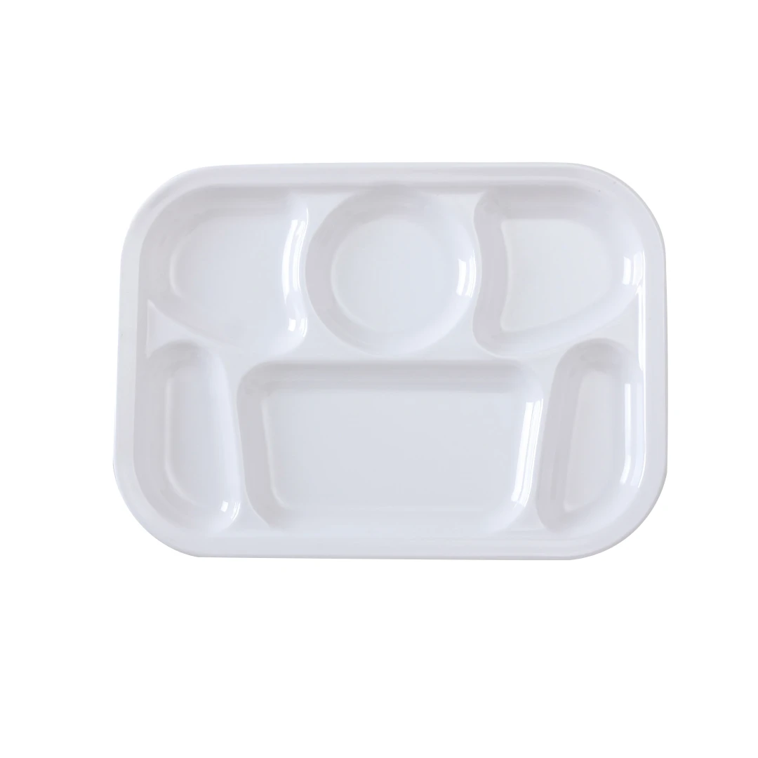 Yanco NS-803W Nessico Compartment Platter 13"L X 9-1/2"W 6-compartments