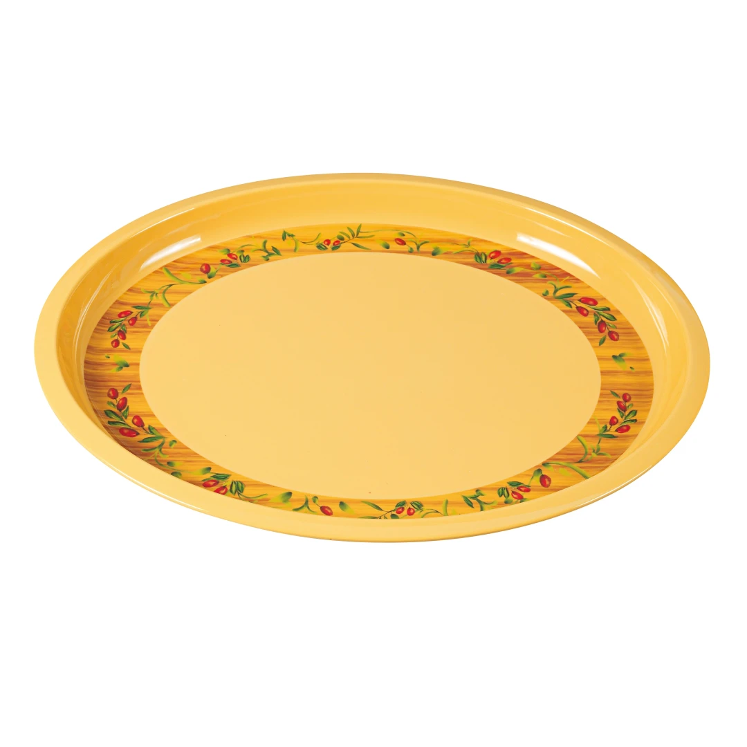 Yanco OL-3022 Olive Platter 22"L X 18"W X 1-1/4"H Oval