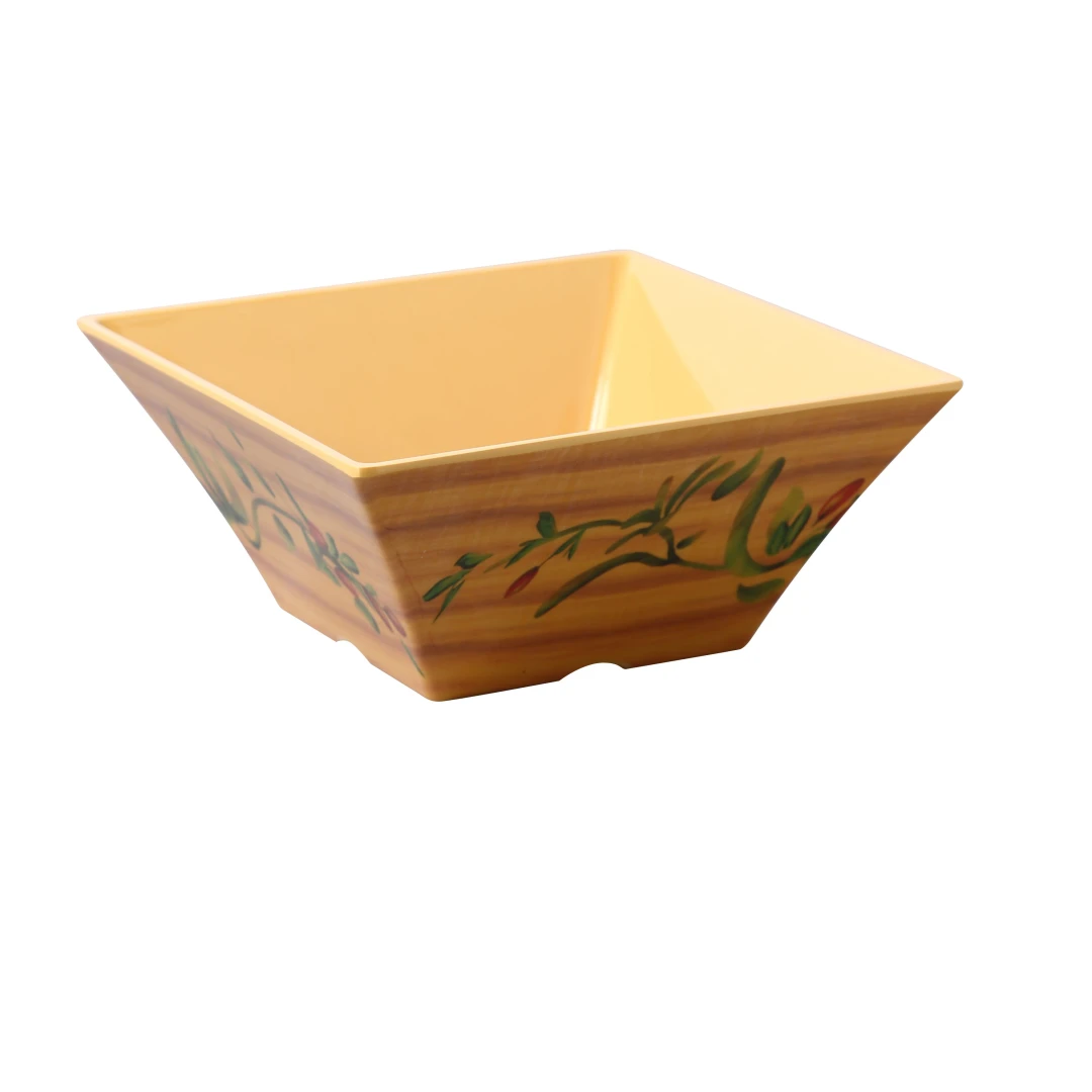 Yanco OL-4107 Olive Bowl 2 Qt. (64 Oz.) 7-1/2"L X 7-1/2"W X 3-1/2"H