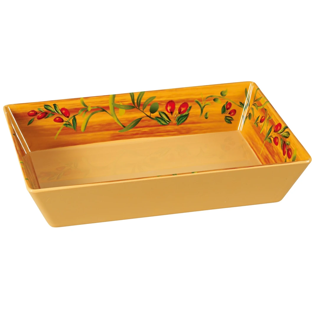 Yanco OL-614 Olive Bowl 128 Oz. 13-3/4"L X 10"W X 2-1/2"H