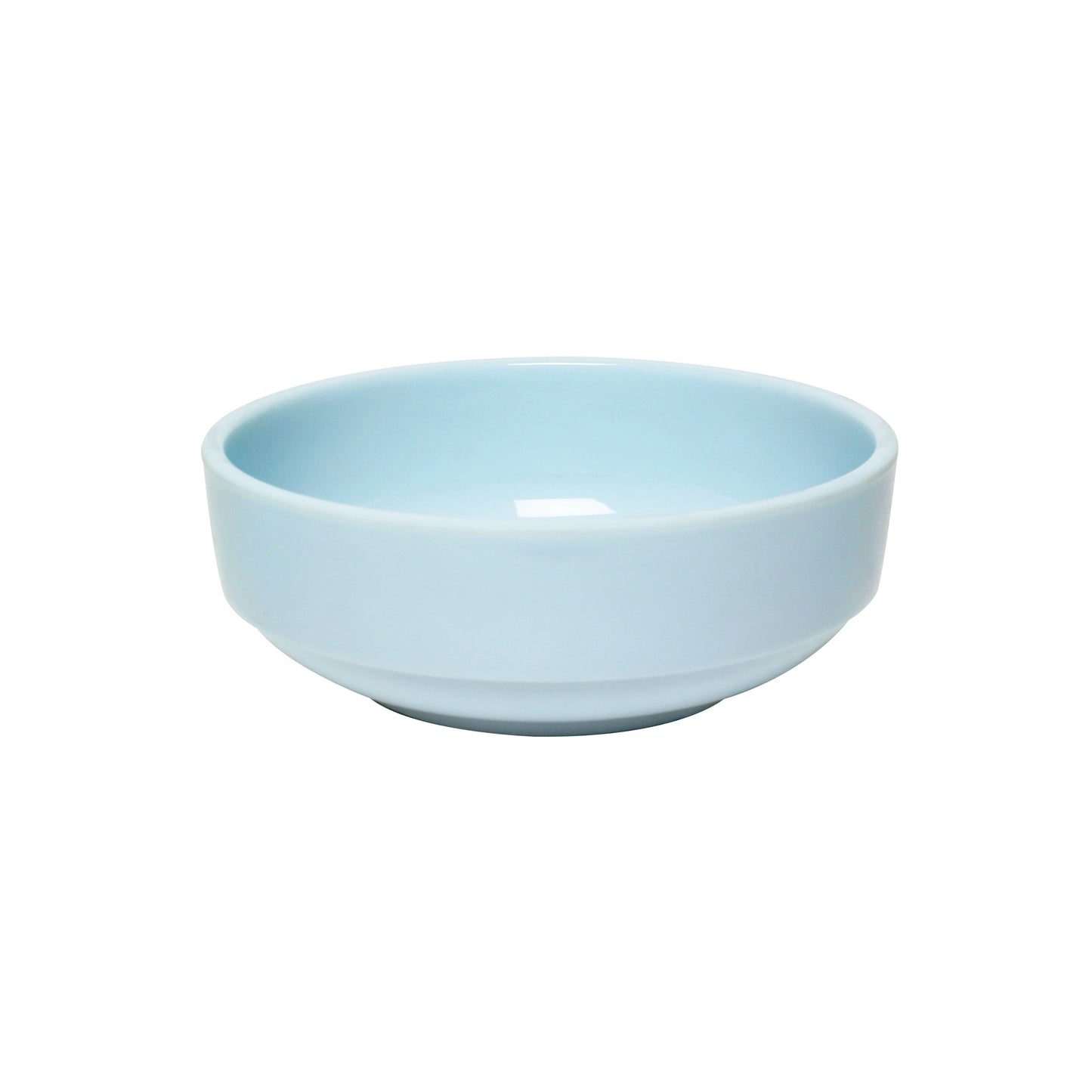 Thunder Group 1960 Blue Jade 19 oz. Round Melamine Bowl - 12/Pack
