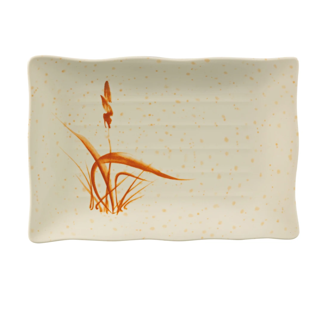 Yanco OR-2412 Orchis Platter 11"L X 8"W Rectangular