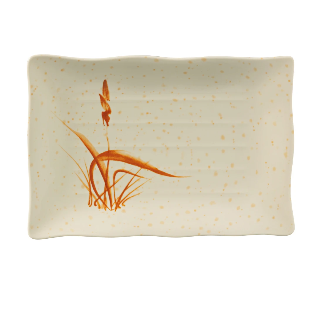 Yanco OR-2414 Orchis Platter 13"L X 9"W Rectangular
