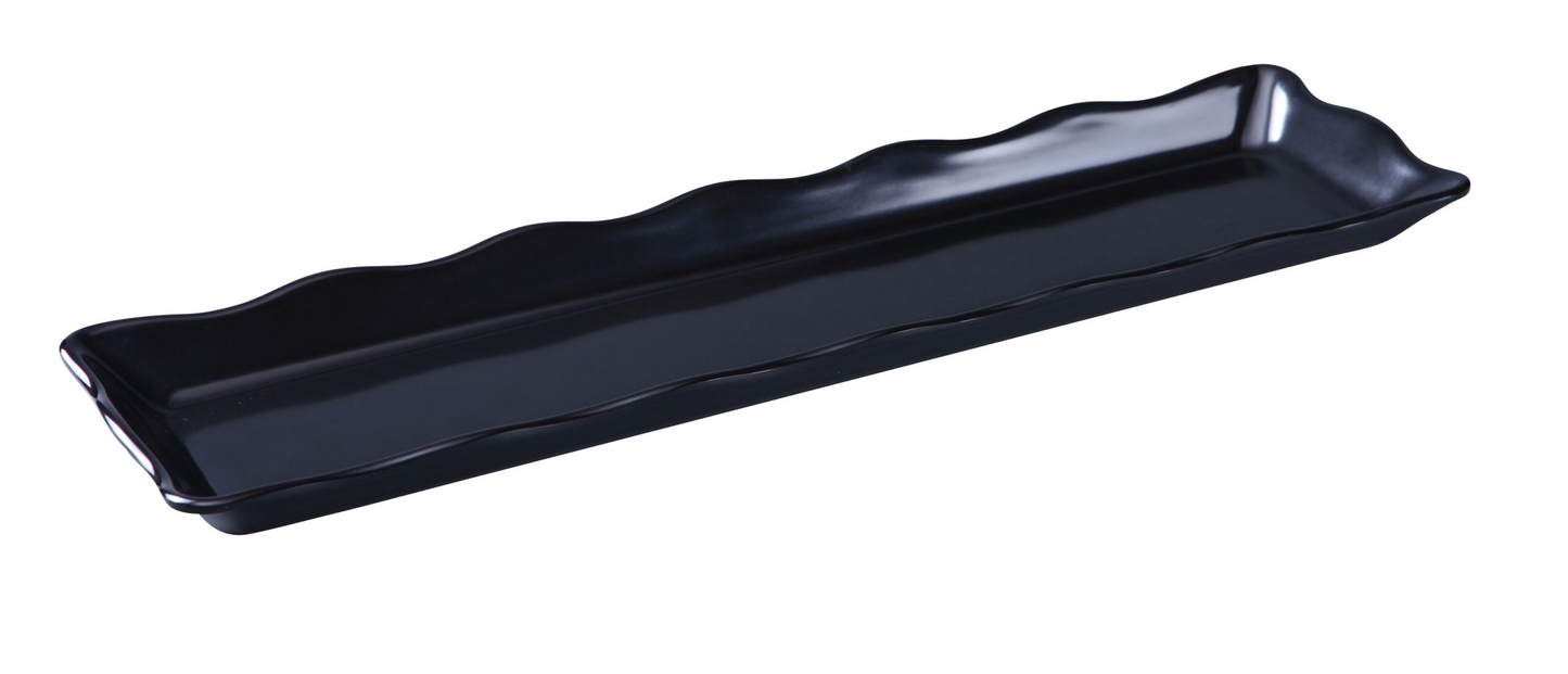 Yanco DC-6019B Serving Tray 19" X 5-1/4" X 1" Rectangular
