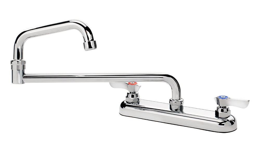 Krowne 13-818L Deck Mount Faucet w/ 18" Double Jointed Swing Nozzle