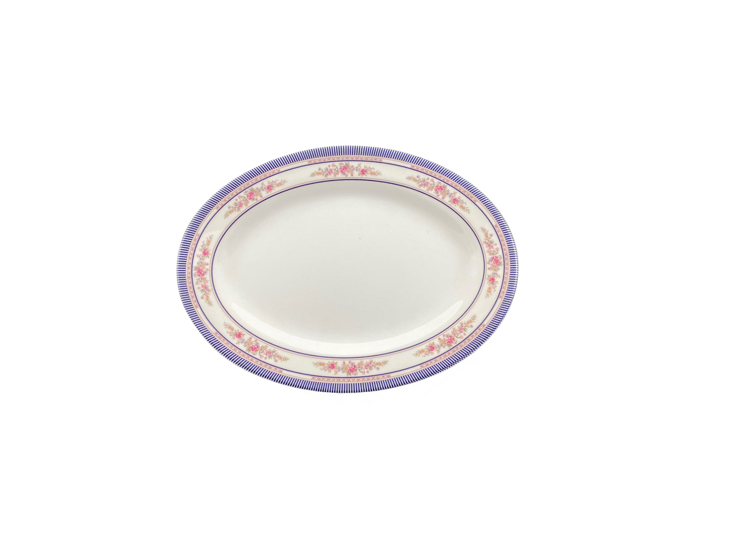 Thunder Group 2010AR 9 7/8" x 7 1/4" Oval Platter - Melamine, Rose