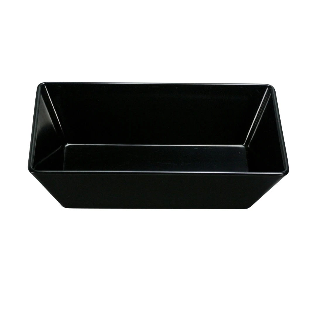 Yanco RM-610BK Rome Plate 9-3/4"L X 5-7/8"W X 2-1/2"H Rectangular