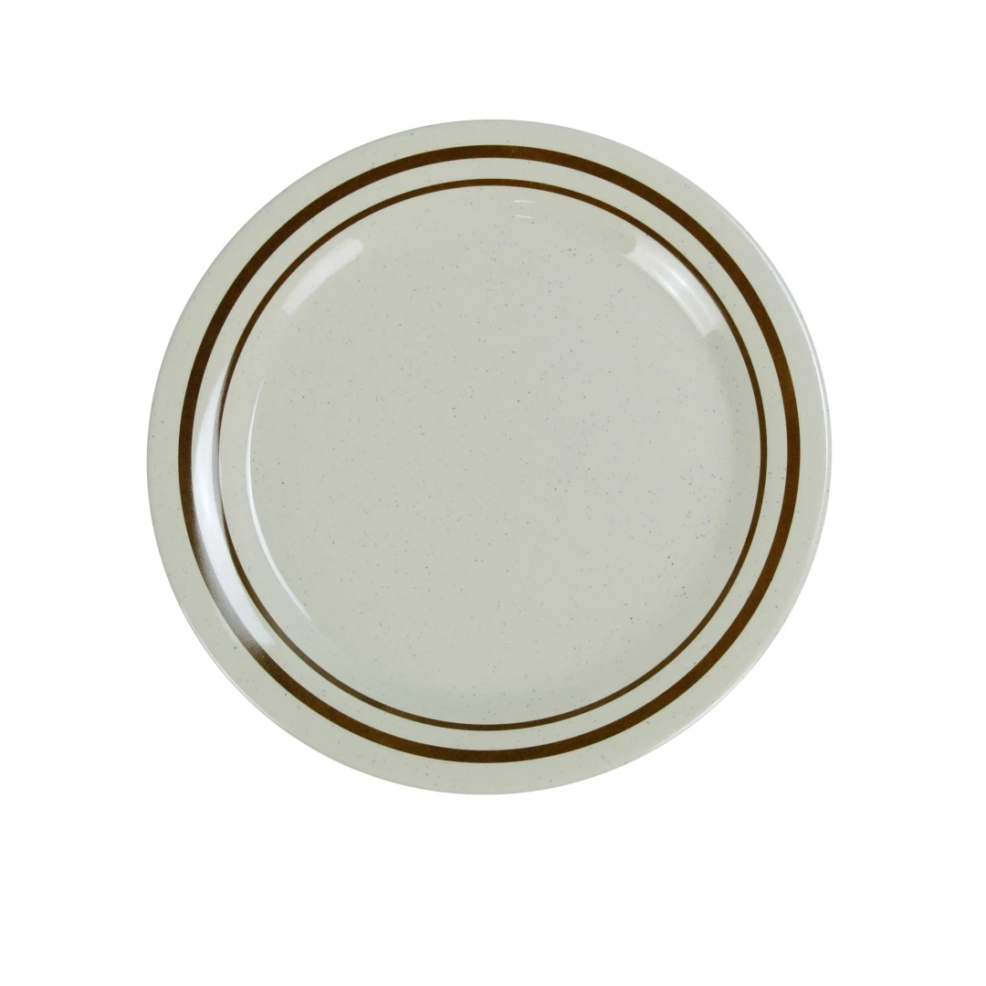 Yanco SS-110 Sesame Dinner Plate 10" Dia. Round